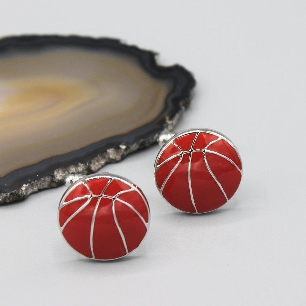 Jewelry men mens accessories basketball sport sports silver tone brand new